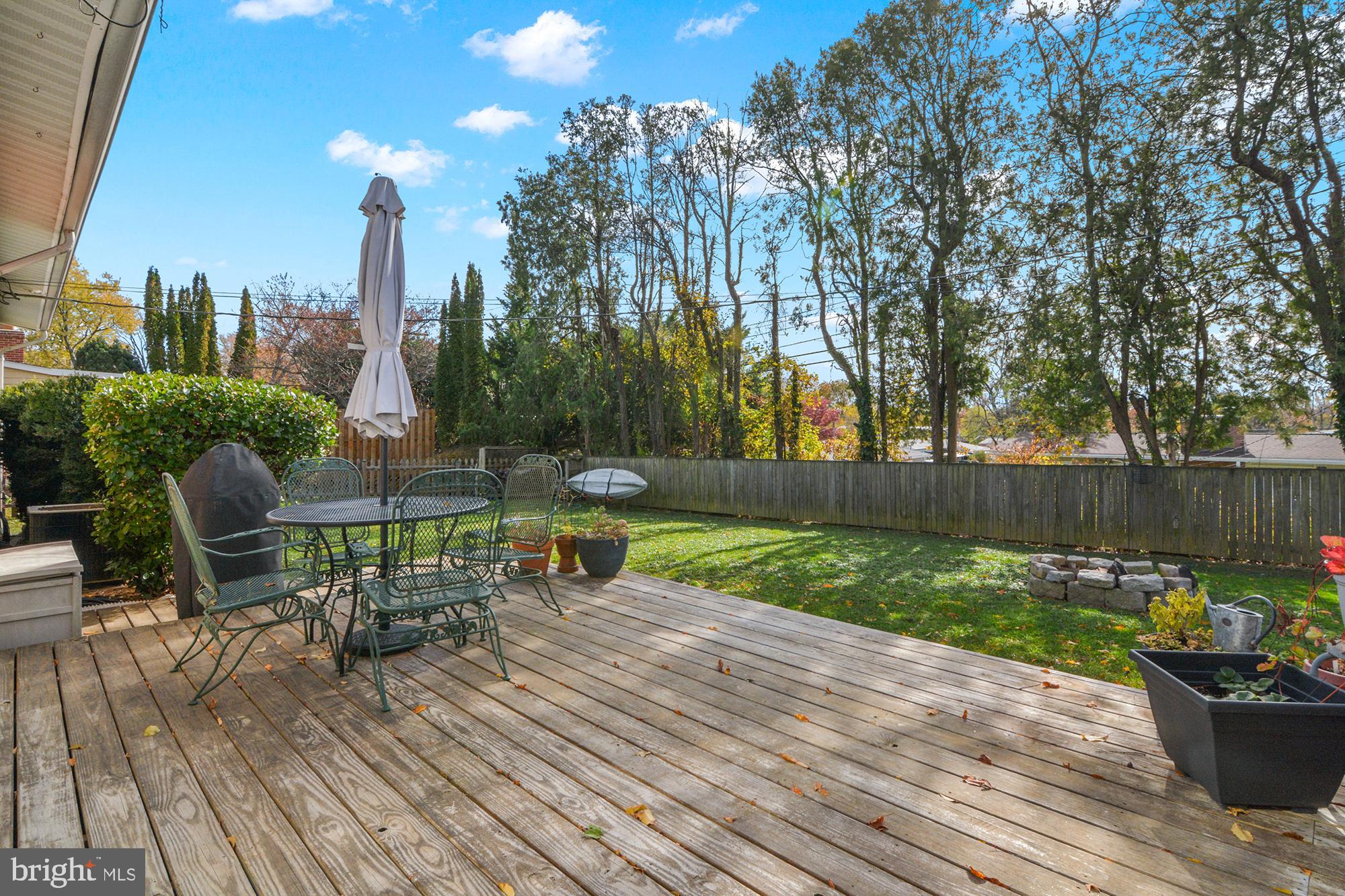 2419 Sylvale Road Baltimore, MD 21209 - Photo 29 of 29 a view of a chair and tables in the patio along the house