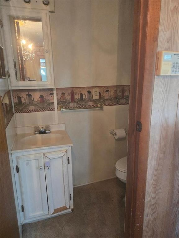 501 Filbert Orient Road Fairbank, PA 15435 - Photo 11 of 22 a bathroom with a sink and a mirror