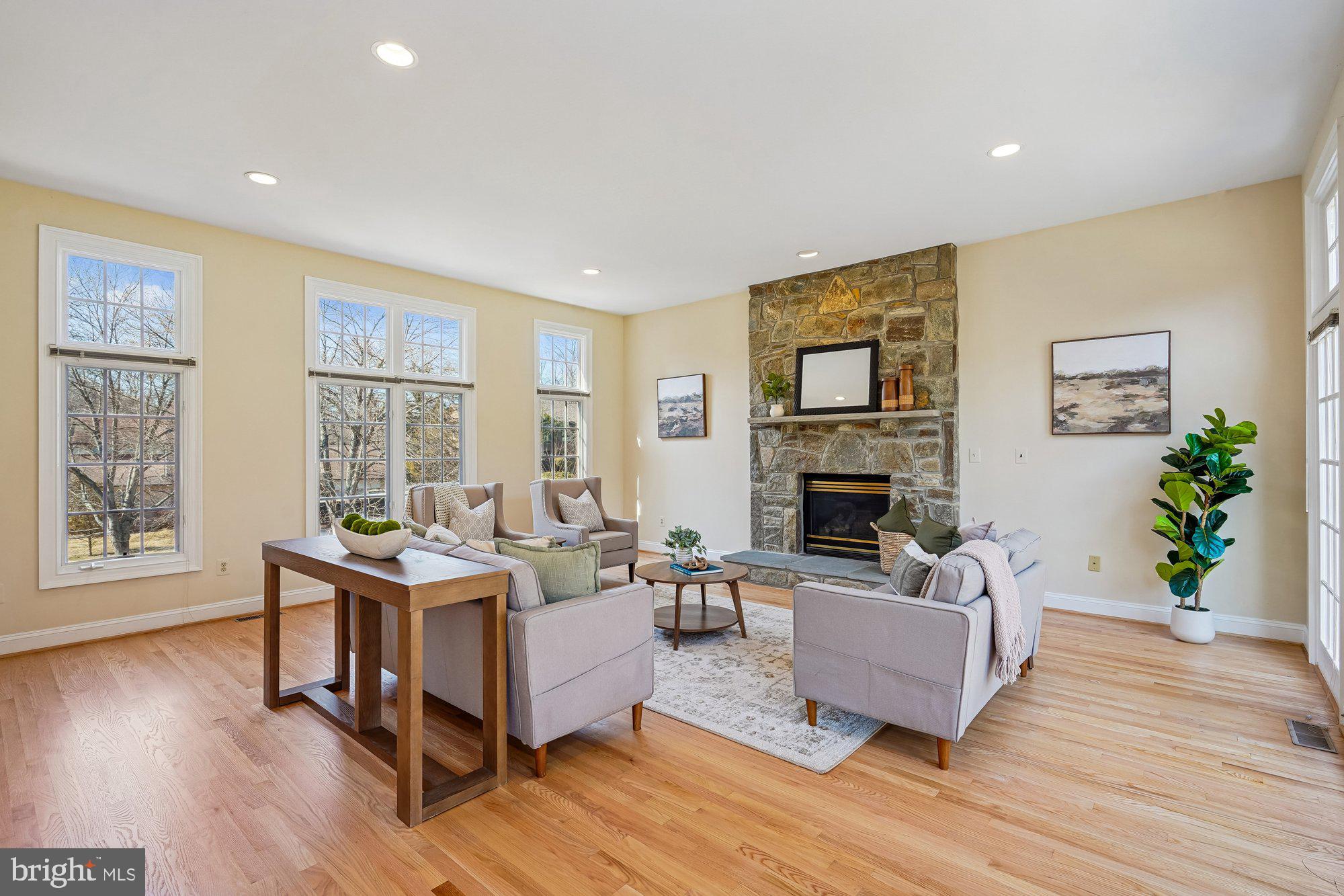 7917 Springer Road Bethesda, MD 20817 - Photo 21 of 70 Family Room w hardwood floors