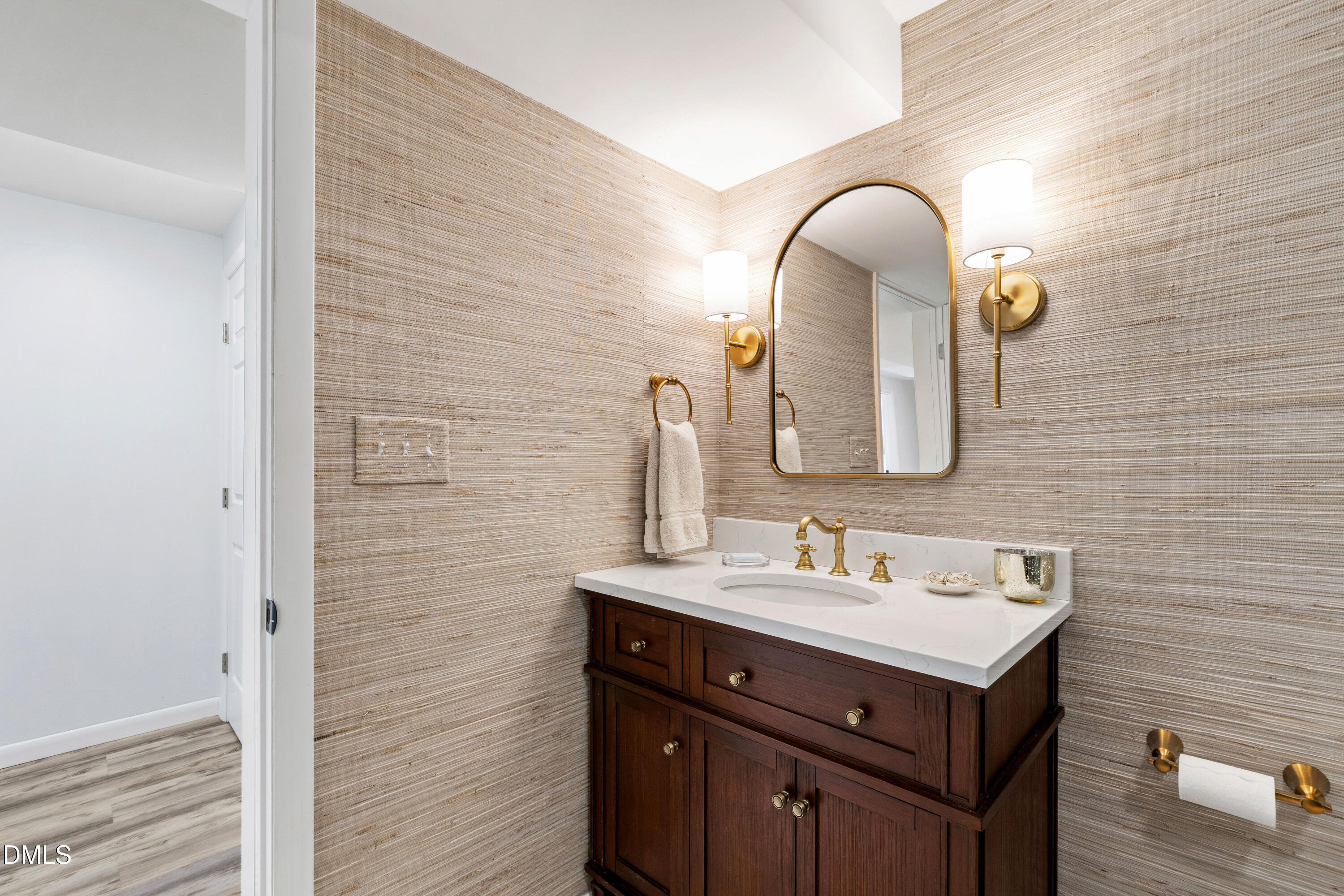 211 Northfield Drive Raleigh, NC 27609 - Photo 36 of 49 a bathroom with a sink and two mirror