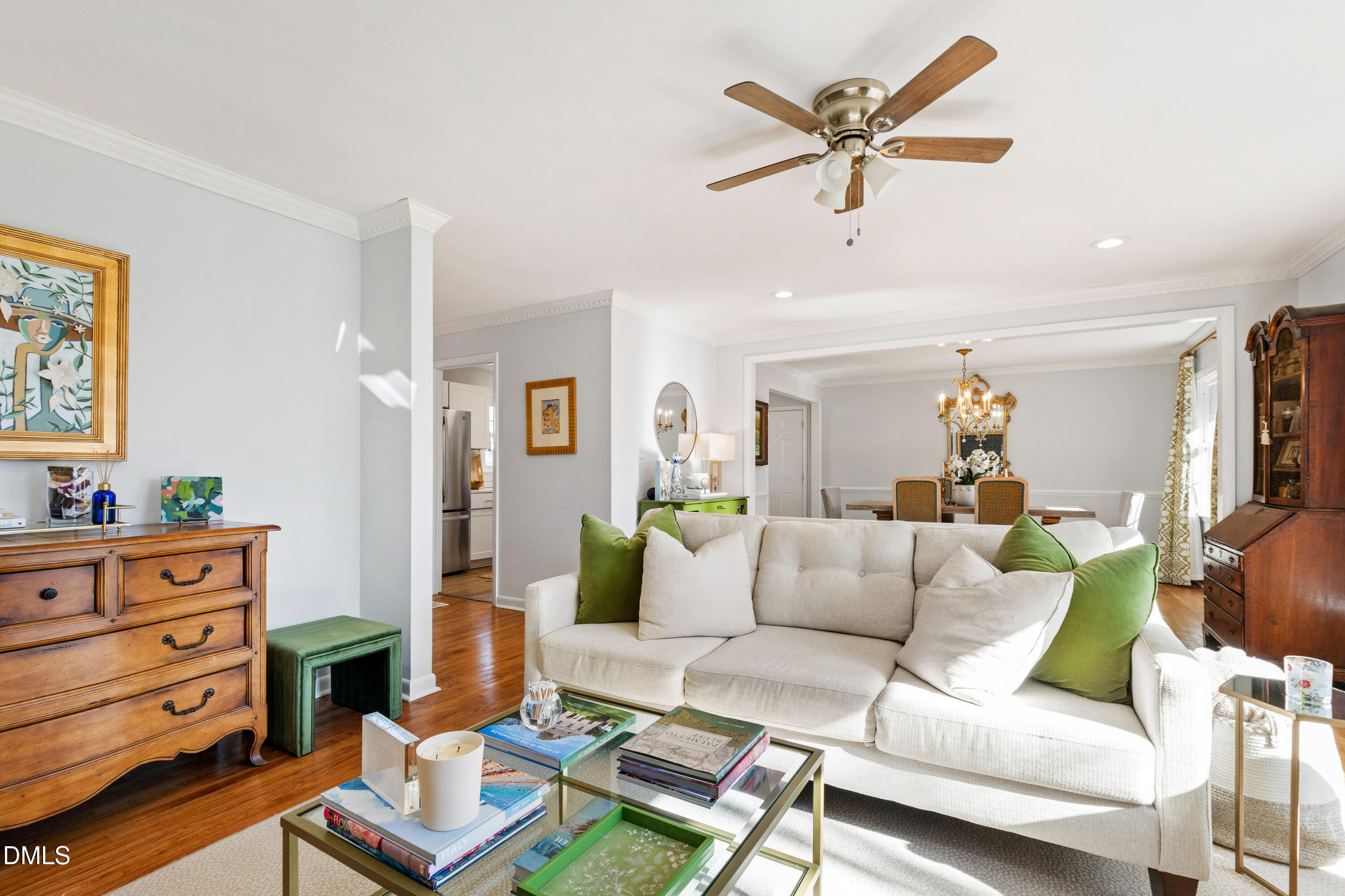 211 Northfield Drive Raleigh, NC 27609 - Photo 7 of 49 a living room with furniture and wooden floor