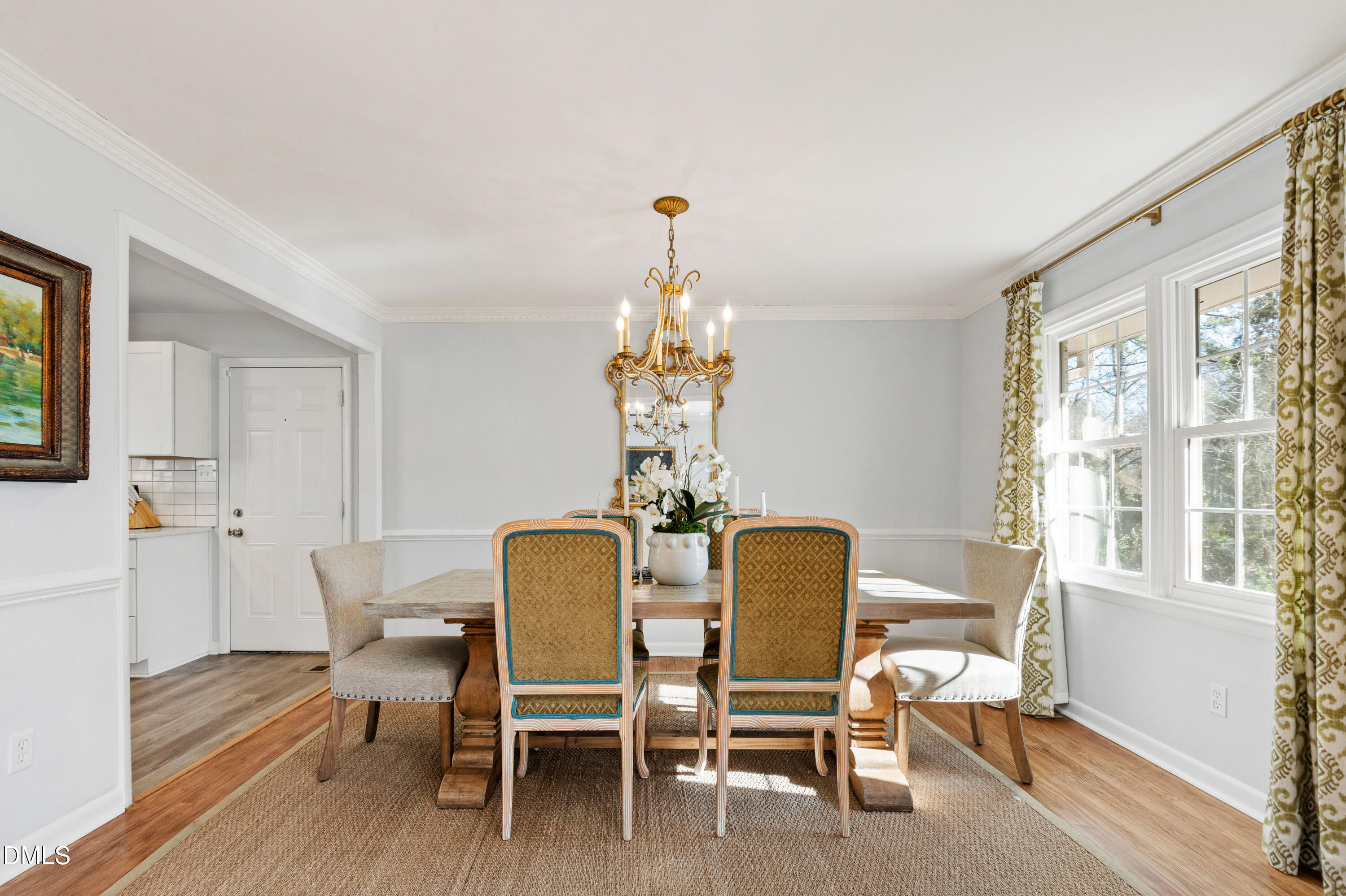 211 Northfield Drive Raleigh, NC 27609 - Photo 10 of 49 a view of a dining room with furniture window and outside view