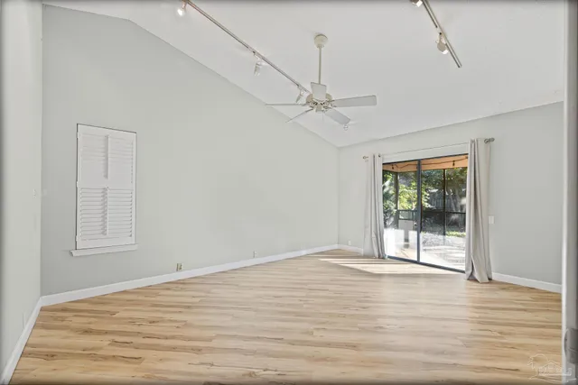 wooden floor in an empty room