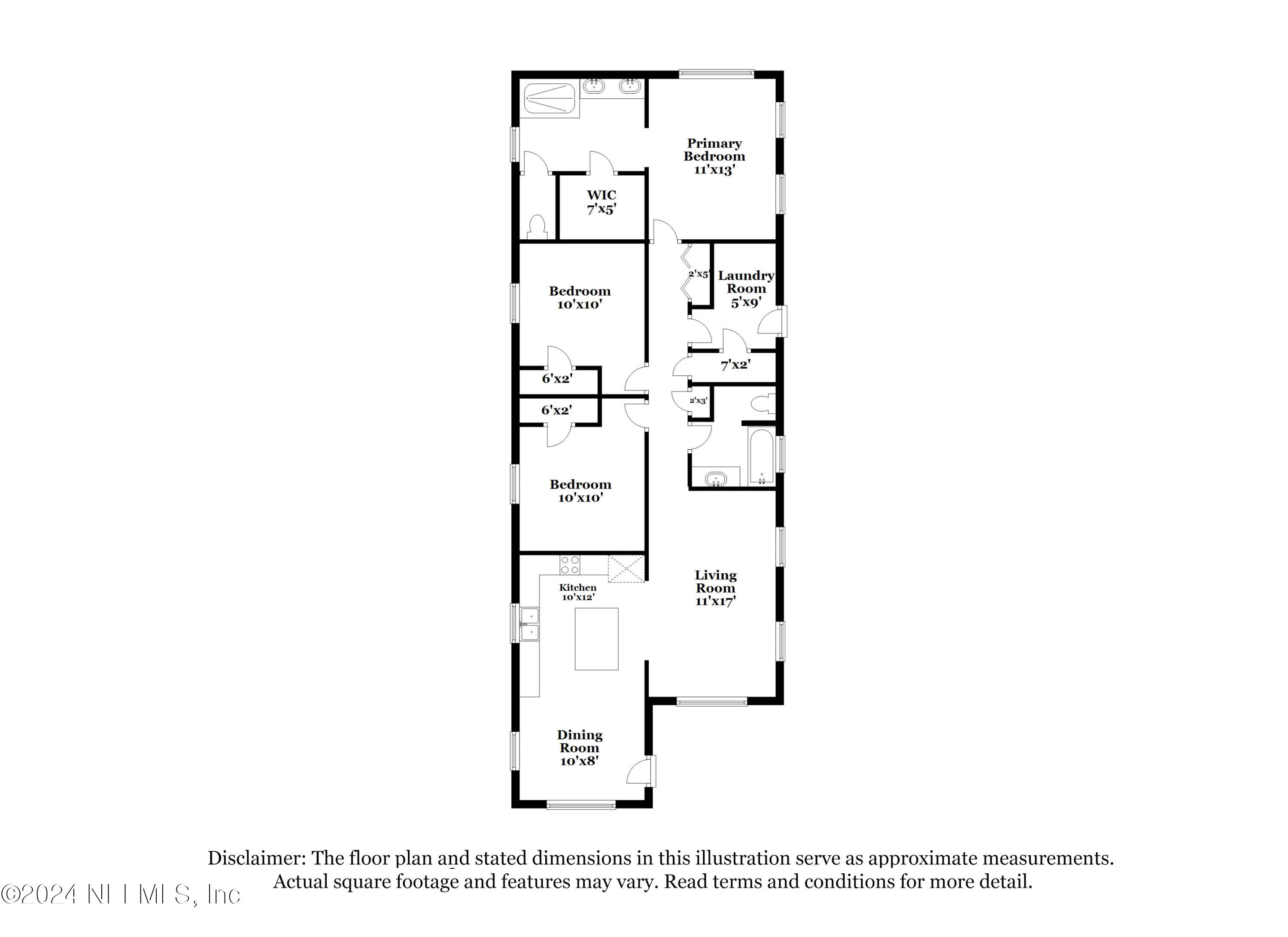 2119 Lewis Street Jacksonville, FL 32204 - Photo 14 of 14 a black and white photo of a room