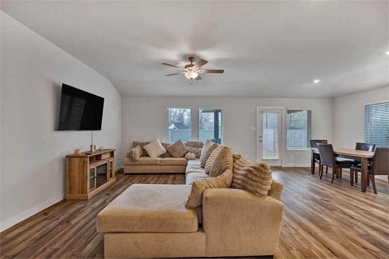 2643 Homestead Rnch Lane Crosby, TX 77532 - Photo 13 of 23 a living room with furniture and a flat screen tv