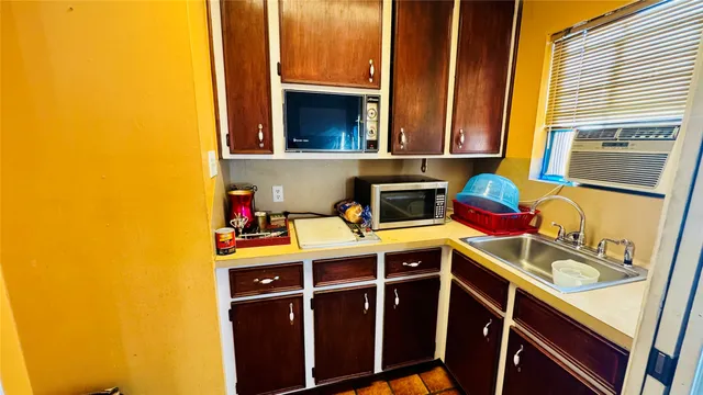 a utility room with a window
