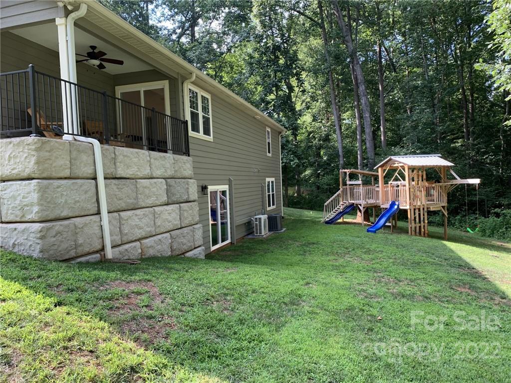 162 Gold Run Rutherfordton, NC 28139 - Photo 3 of 26 a view of backyard with small cabin