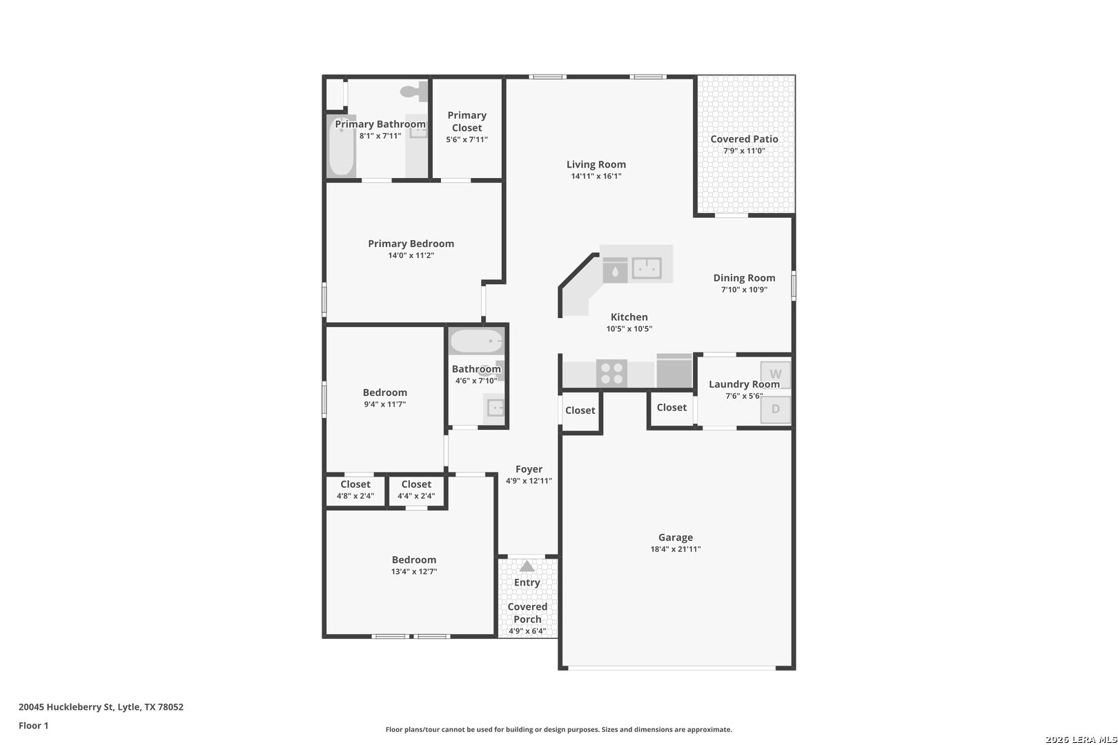 20045 Huckleberry Street Lytle, TX 78052 - Photo 39 of 39 a picture of a floor plan