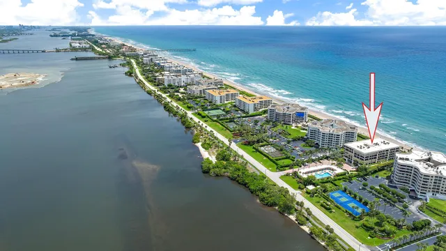 a view of an ocean and beach