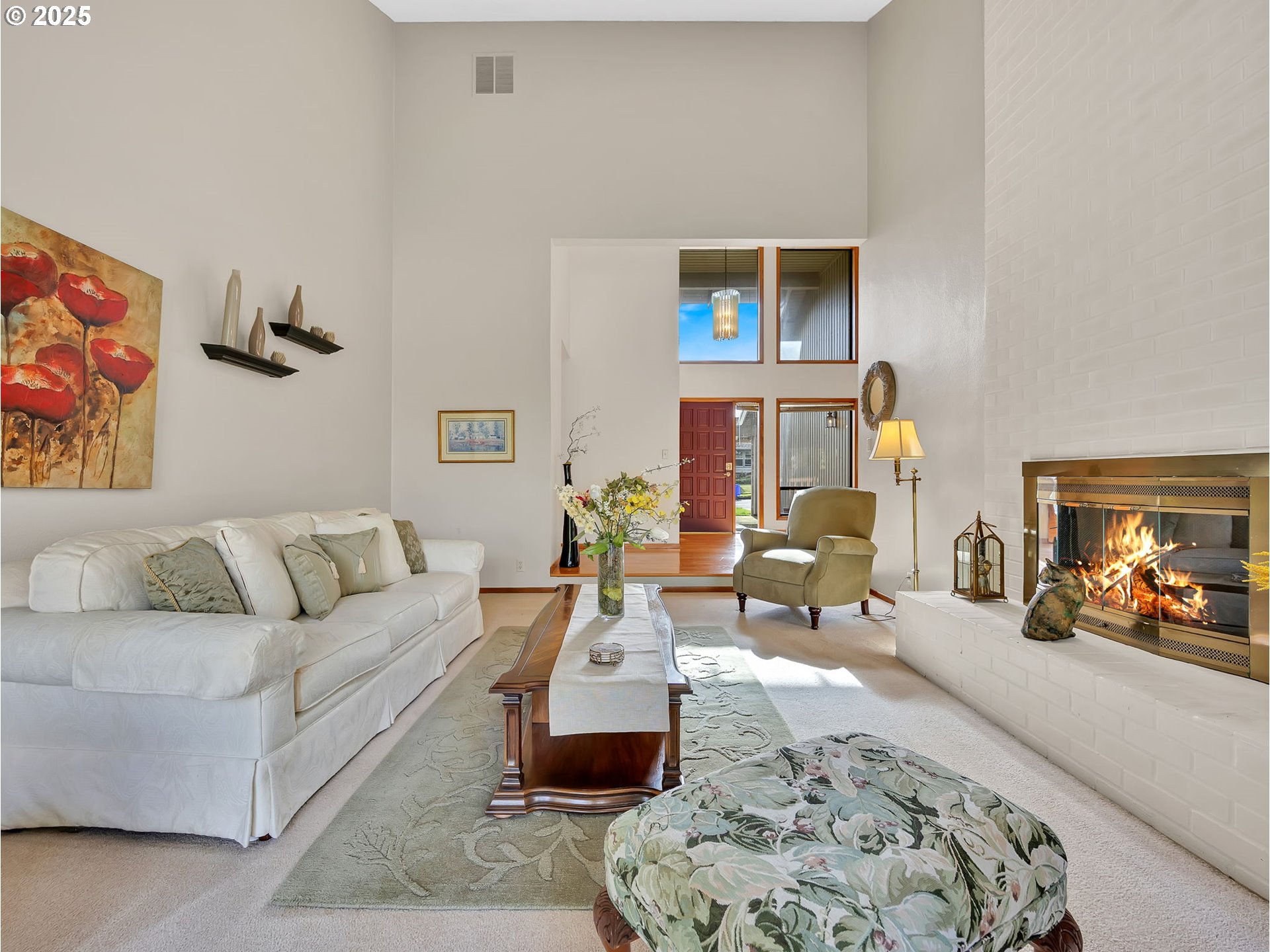 3239 Southwest 26th Street Gresham, OR 97080 - Photo 4 of 47 a living room with furniture and a fireplace