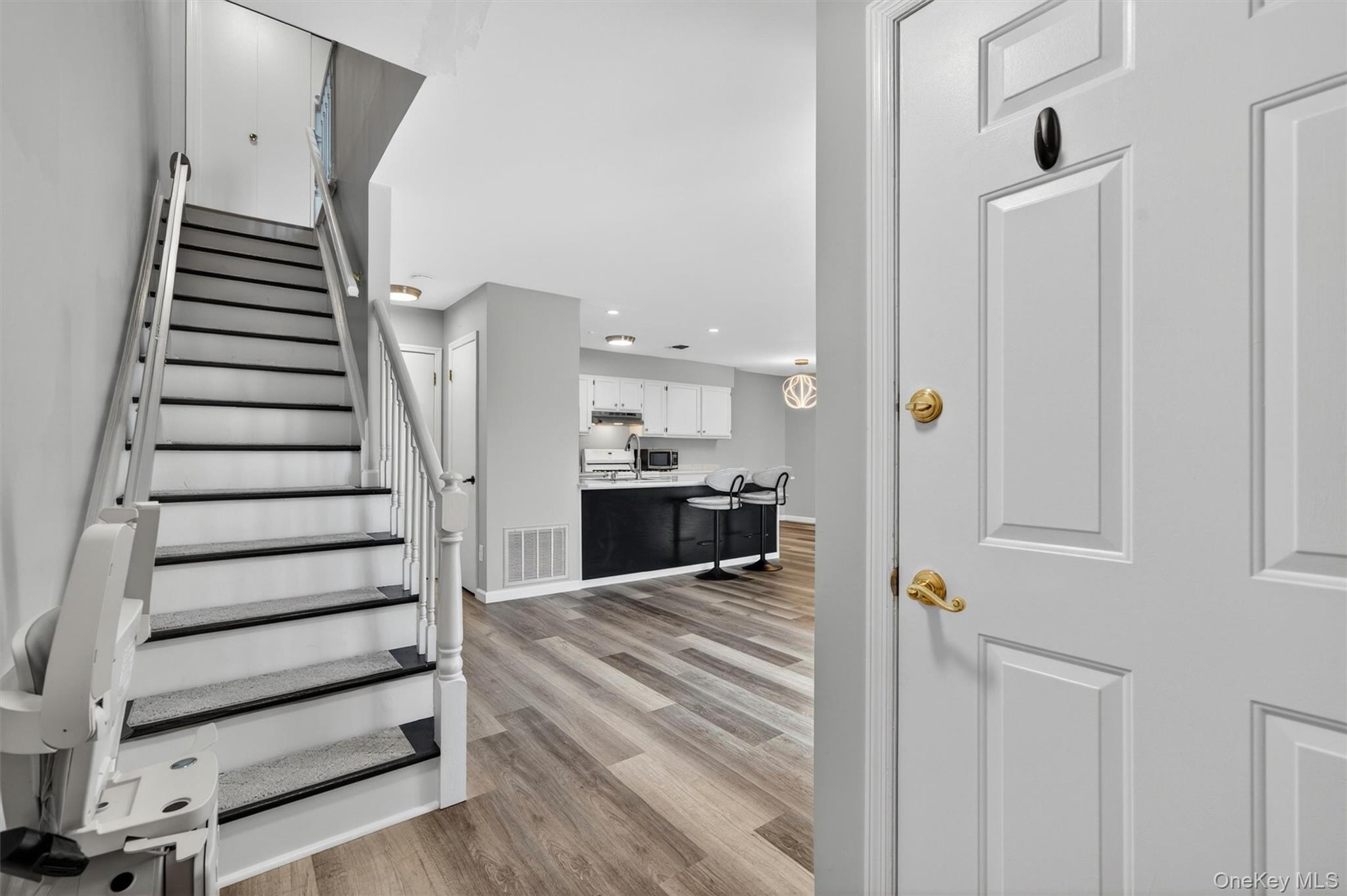43 The Rise Warwick, NY 10990 - Photo 11 of 49 a view of a kitchen with furniture and staircase
