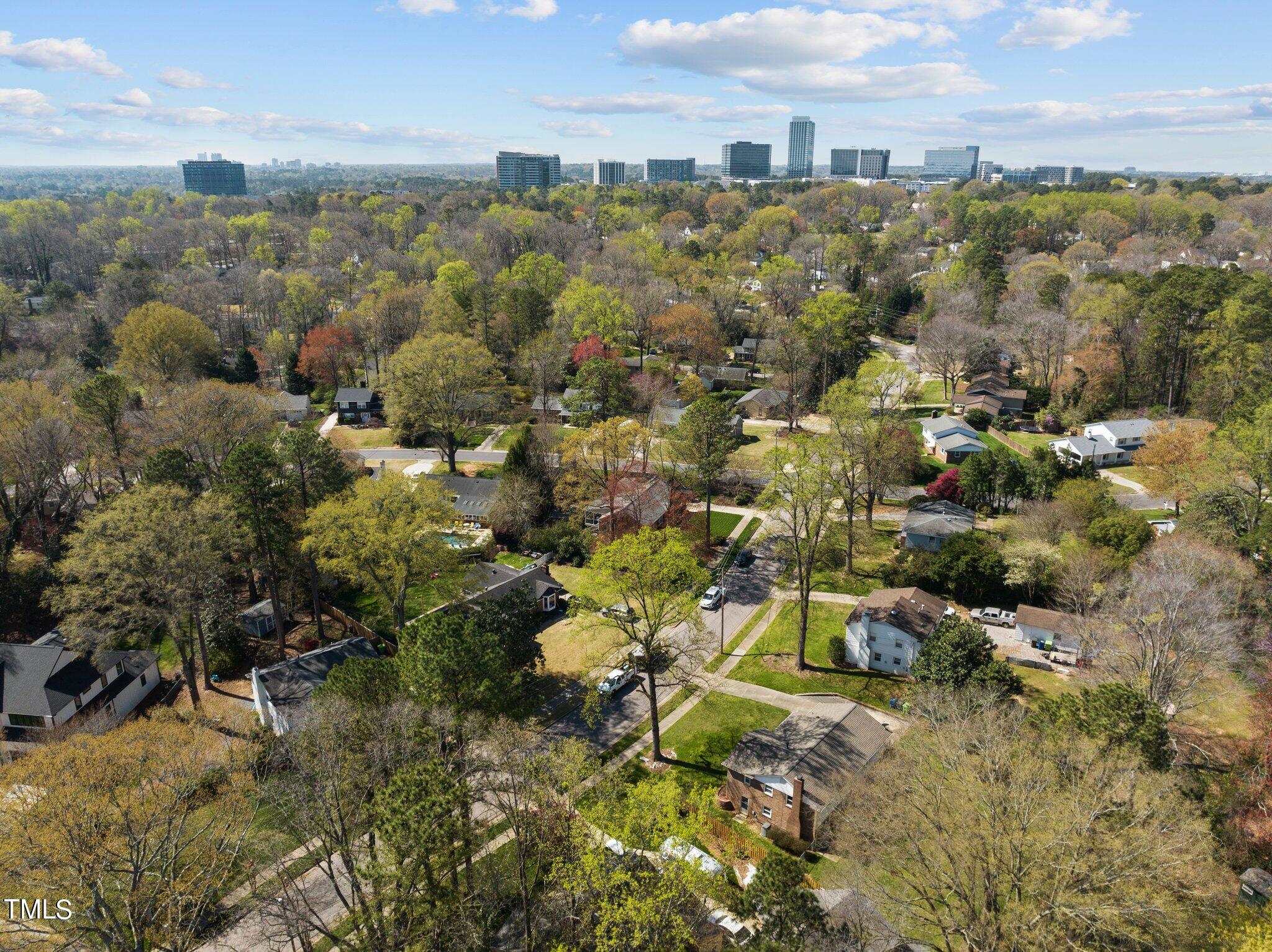 4705 Latimer Road Raleigh, NC 27609 - Photo 51 of 51 Aerial View