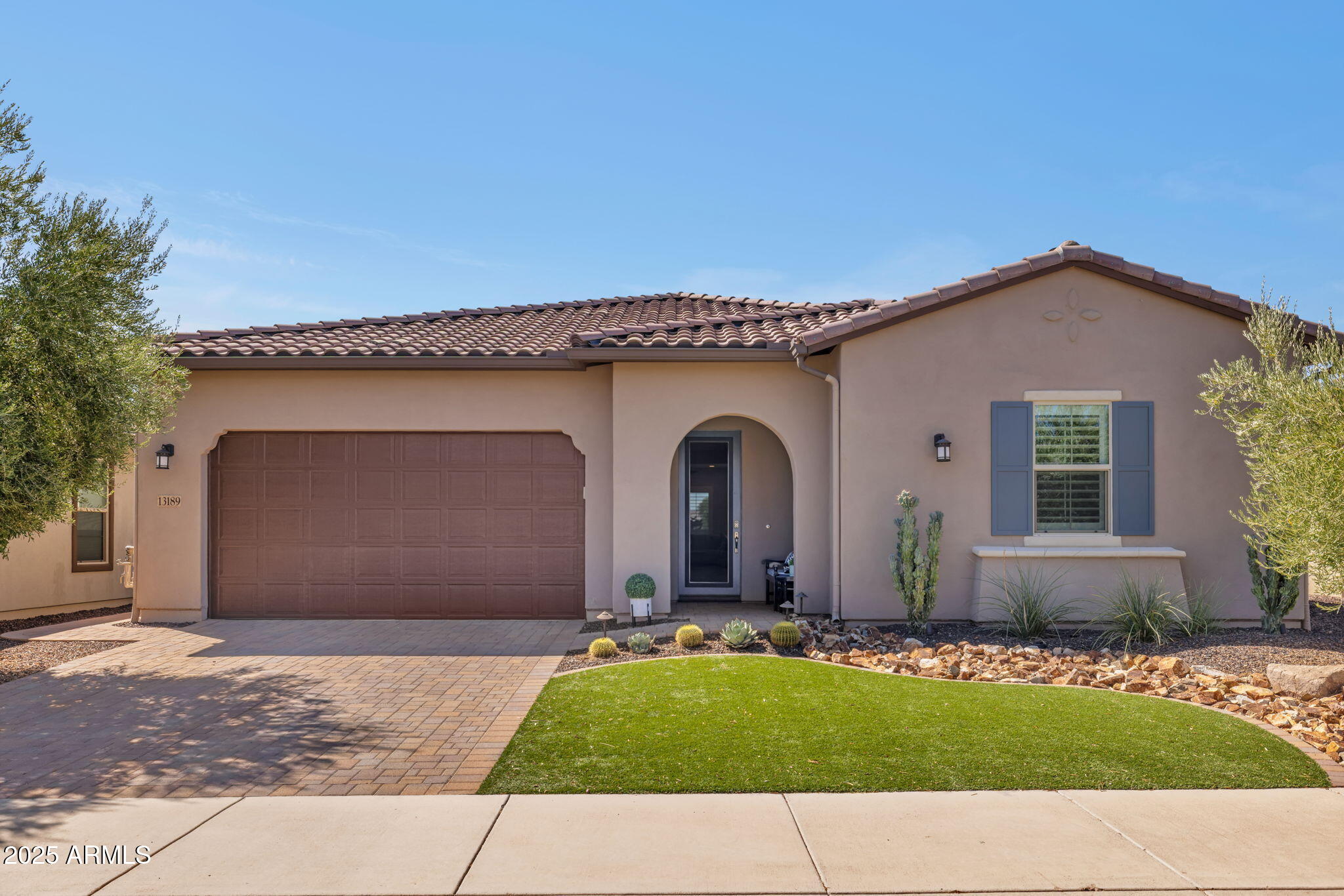 13189 West Caleb Road Peoria, AZ 85383 - Photo 47 of 70 a front view of house with yard