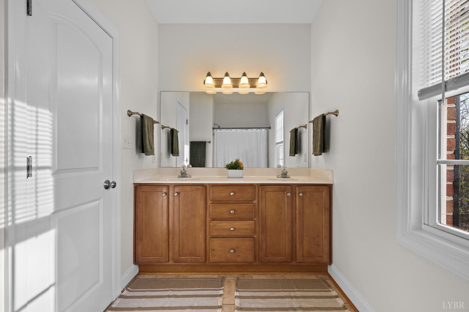 1089 Howards Scenic Trail Forest, VA 24551 - Photo 33 of 96 a bathroom with a sink double vanity and a mirror