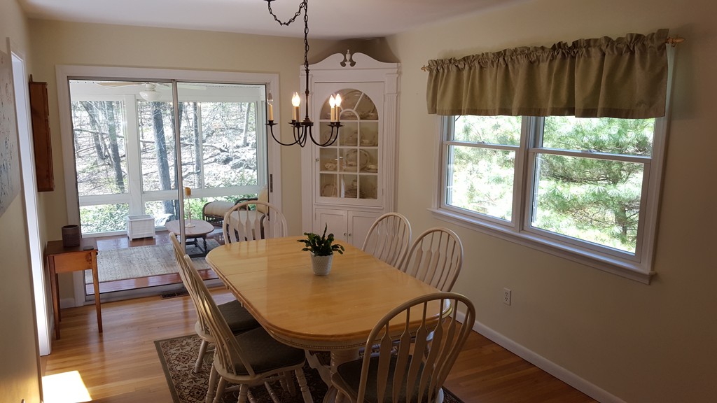 15 Stage Coach Road Boxford, MA 01921 - Photo 8 of 29 a view of a dining room with furniture window and outside view