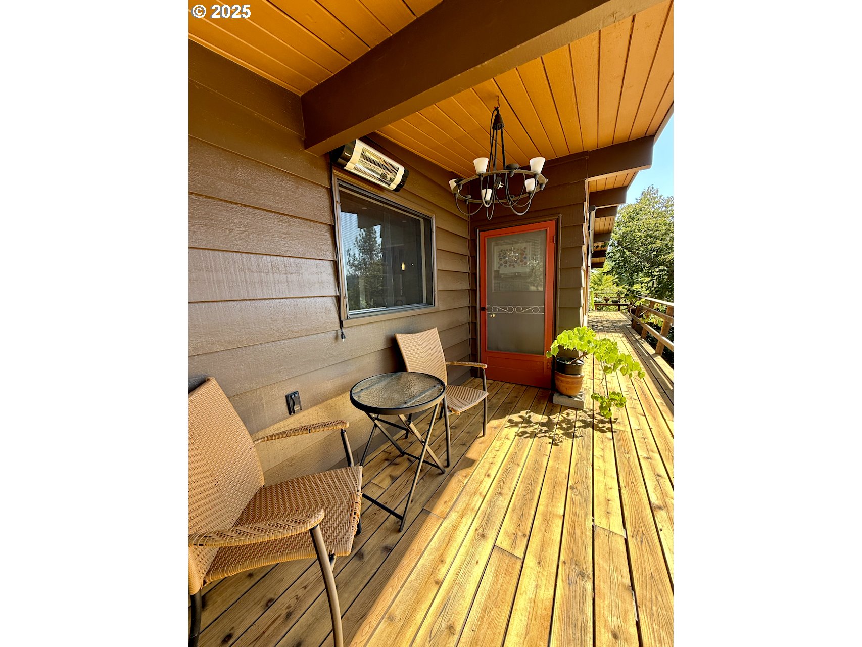 2203 Lorane Highway Eugene, OR 97405 - Photo 11 of 46 a view of balcony with a dining table and chairs