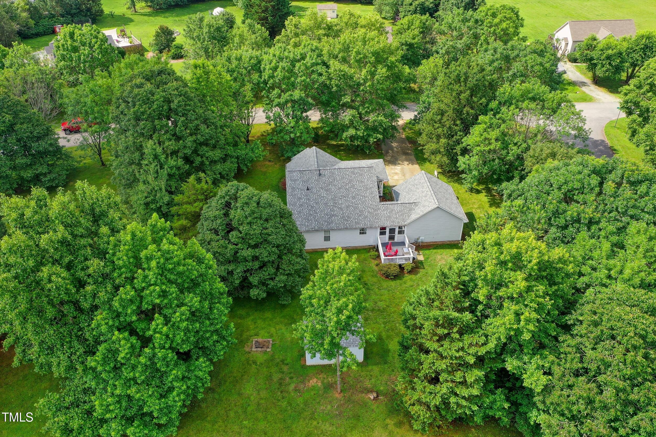 5309 Meadow Field Drive Mebane, NC 27302 - Photo 33 of 41 view of a house with a yard and garden