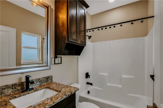 a close view of closet