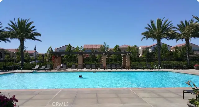 a view of a yard and entertaining space
