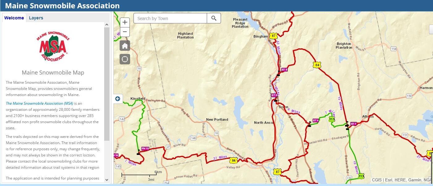 R7-21 River Road Madison, ME 04950 - Photo 9 of 13 Solon ITS Trail Map