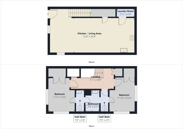 a picture of a bench in front of a door