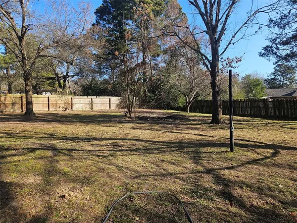 a view of yard with trees