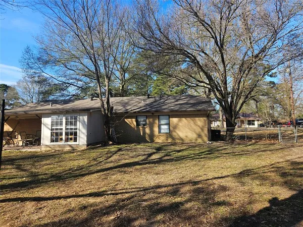 a view of house with snow on the background