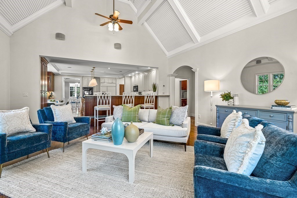 47 Cypress Road Wellesley, MA 02481 - Photo 15 of 36 a living room with furniture and a wooden floor