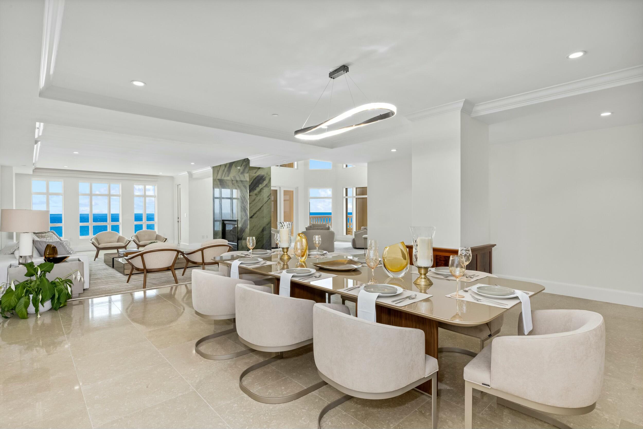 2500 South Ocean Boulevard, Unit 903 Boca Raton, FL 33432 - Photo 9 of 66 Dining and living areas