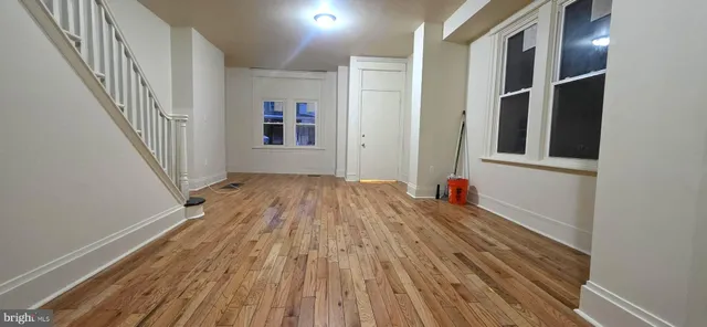 wooden floor in an empty room