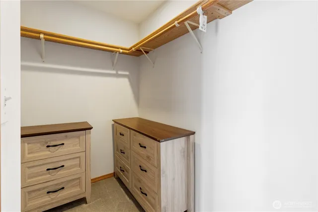 a view of walk in closet