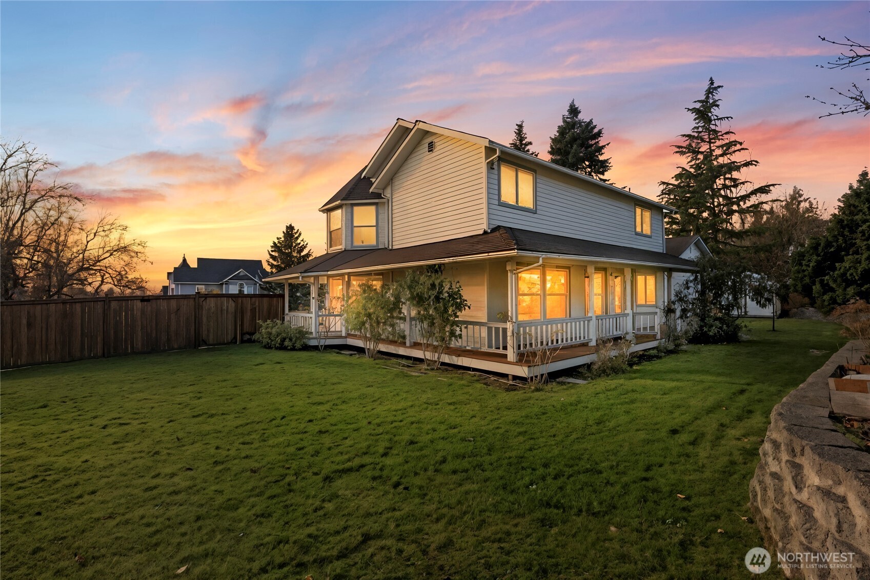 14010 282nd Lane Northeast Duvall, WA 98019 - Photo 30 of 34 a view of a house with a yard and a garden