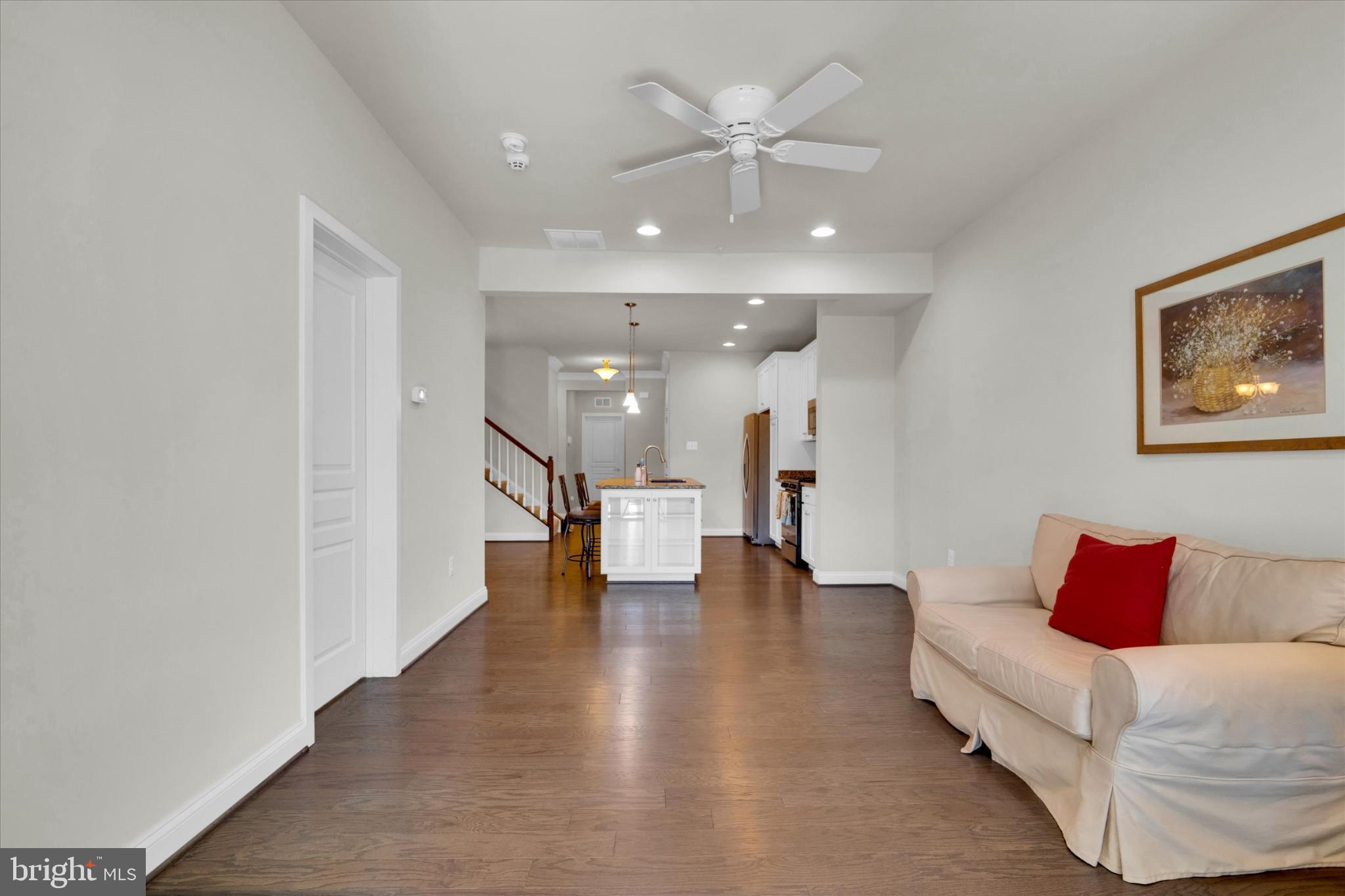 1219 Beaver Tree Drive Odenton, MD 21113 - Photo 17 of 48 a living room with furniture and wooden floor