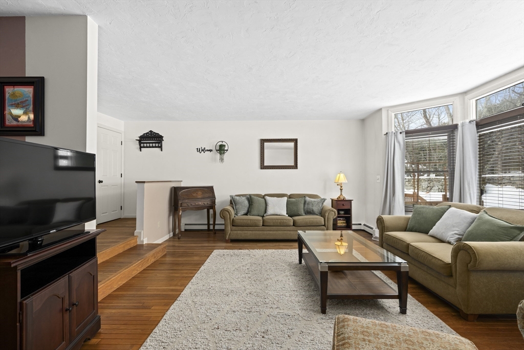 7 Fieldstone Drive, Unit 7 Upton, MA 01568 - Photo 14 of 30 a living room with furniture and a flat screen tv