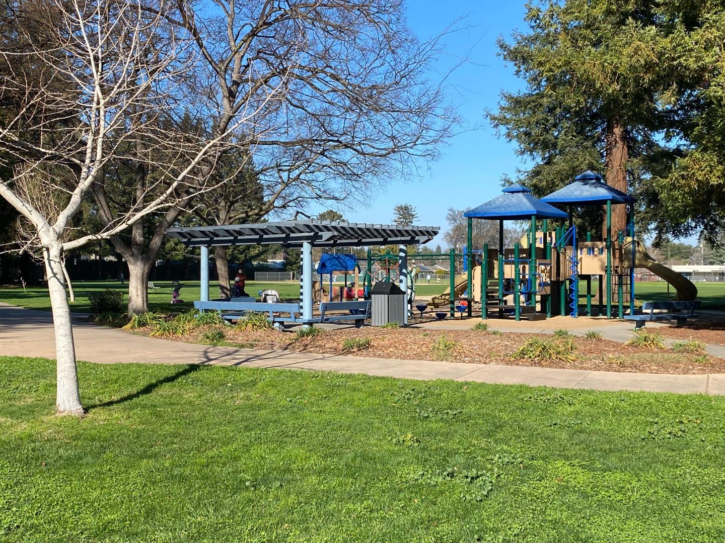 179 Eunice Avenue Mountain View, CA 94040 - Photo 22 of 23 a view of a park with sitting area and slide