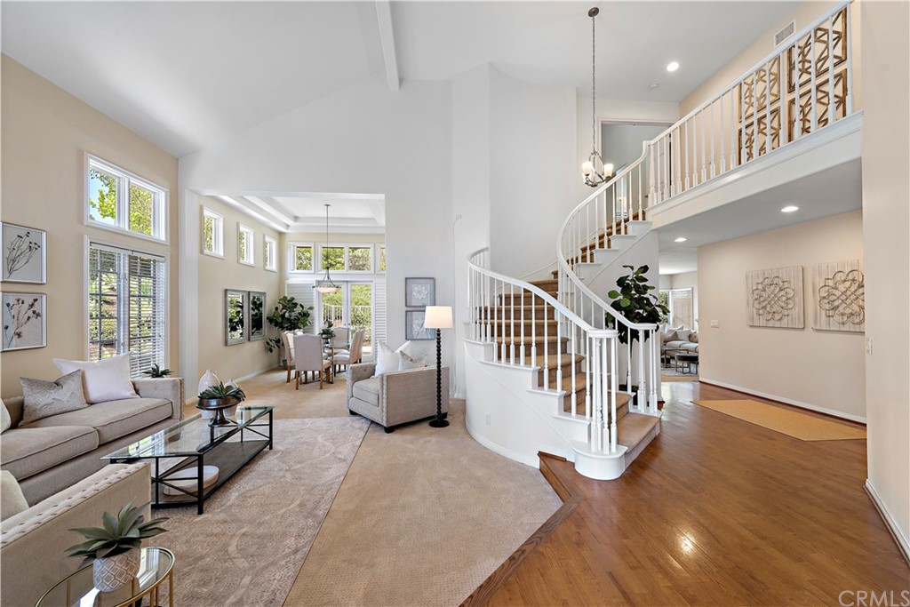 2 Tidemark Laguna Niguel, CA 92677 - Photo 2 of 57 a living room with furniture and stairs