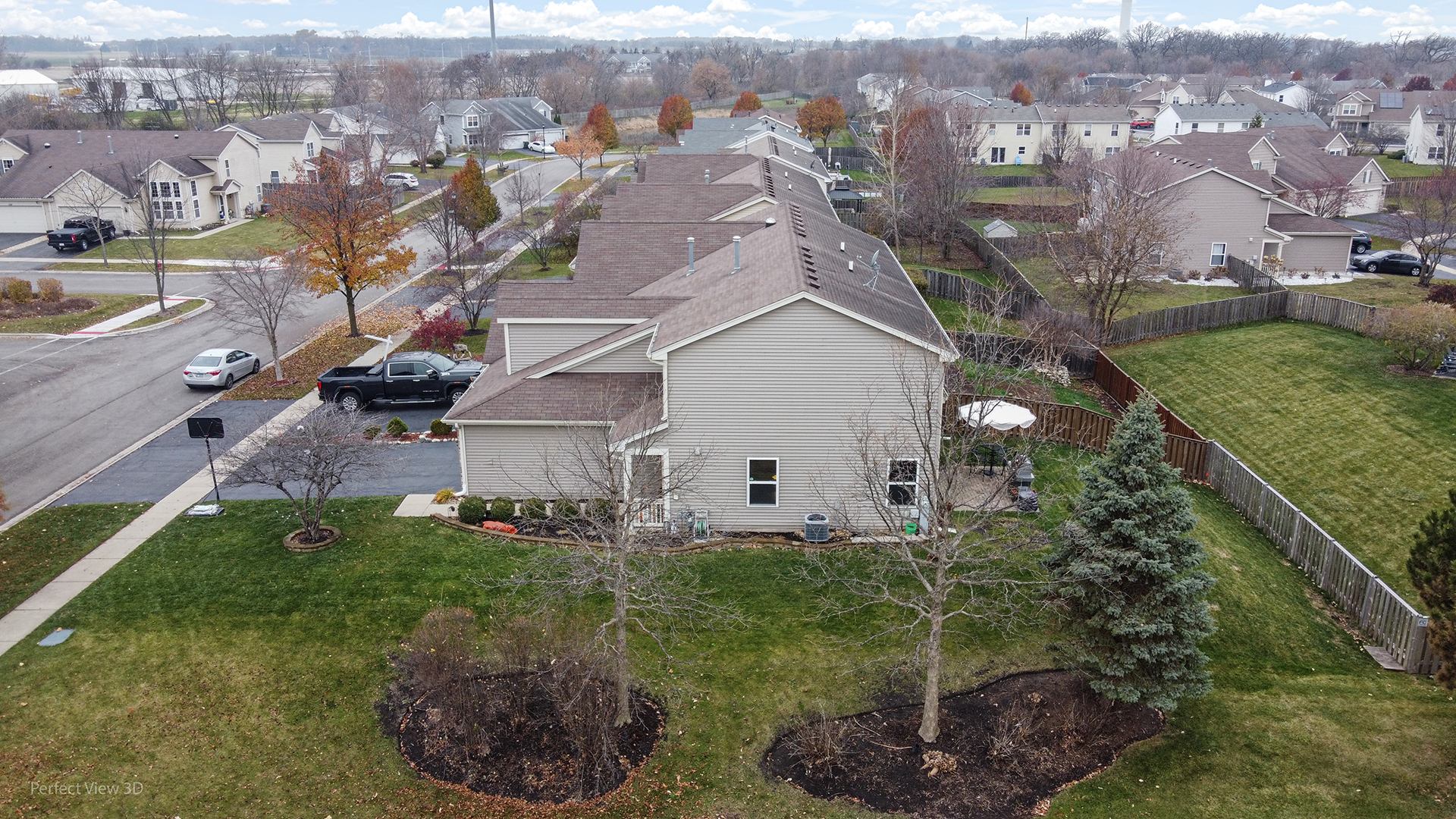 1840 Spinnaker Street Pingree Grove, IL 60140 - Photo 7 of 25 an aerial view of multiple house