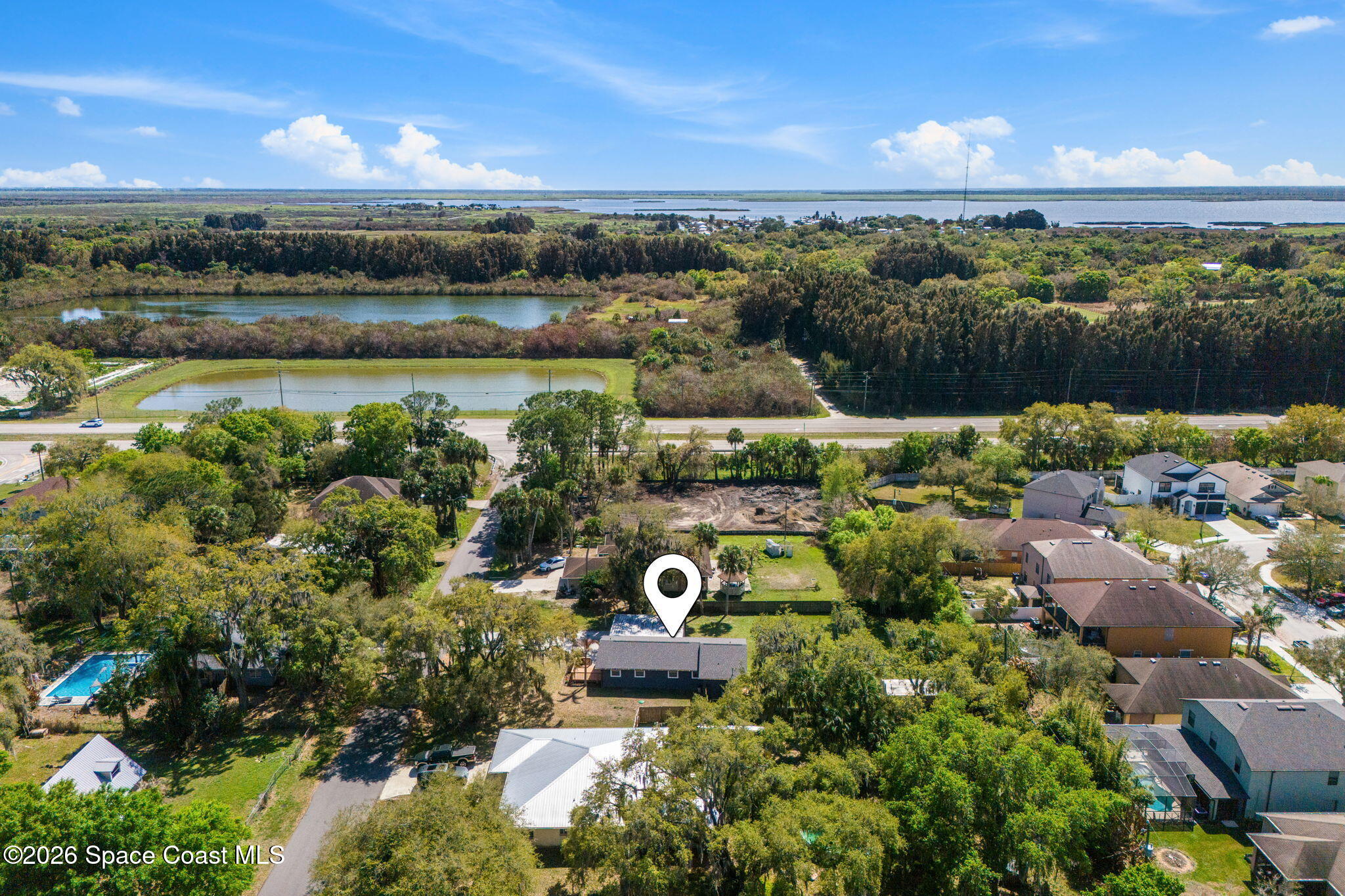 5 Lee Street Cocoa, FL 32926 - Photo 28 of 29 a view of a lake with a mountain