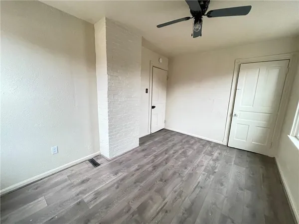 wooden floor in an empty room