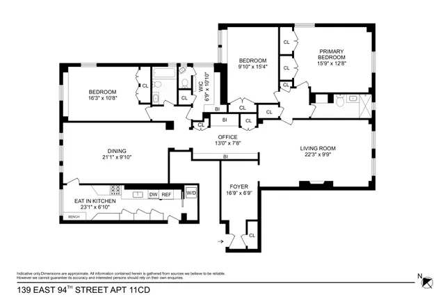a view of a city with tall buildings