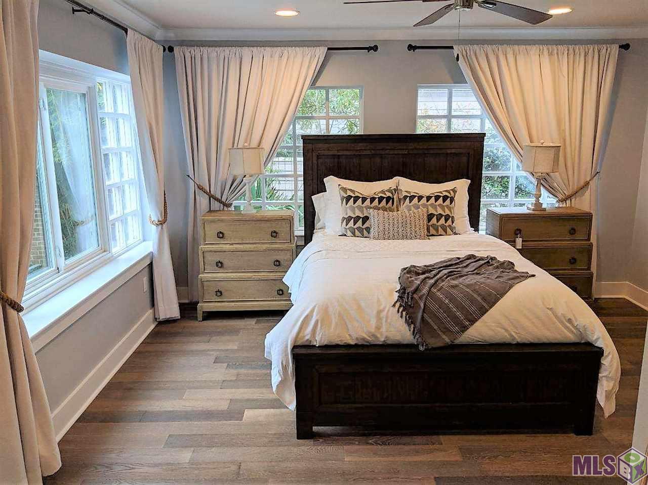 2360 Tulip Street Baton Rouge, LA 70806 - Photo 9 of 38 Master Bedroom Custom Drapes