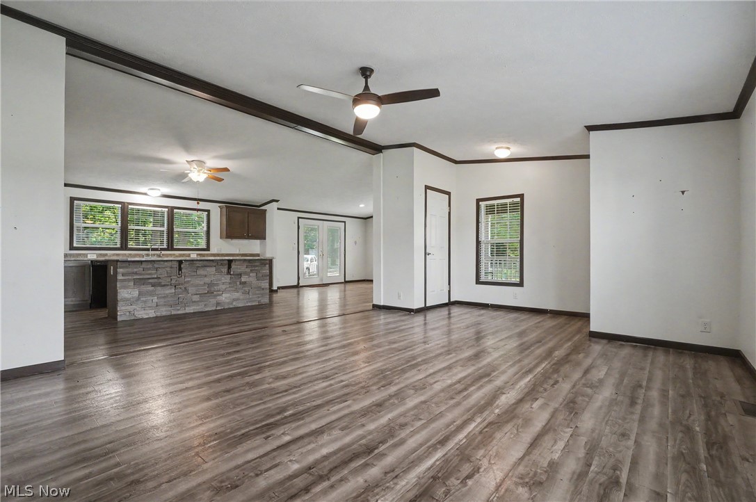 3424 Painesville Warren State Road Southington, OH 44470 - Photo 13 of 50 3424 Painesville Warren Rd, Southington, OH 44470 – Enjoy comfortable one-floor living in this well-maintained home built in 2018. Featuring 3 bedrooms, 2 full bathrooms, and an open-concept layout, this home offers both functionality and convenience. The spacious kitchen, dining, and living areas provide plenty of room for everyday living and entertaining. A large garage offers ample space for vehicles, storage, hobbies, or workshop needs. Situated on a generous lot with a welcoming front porch, this property combines modern living with a peaceful country setting. Move-in ready and waiting for its next owner!