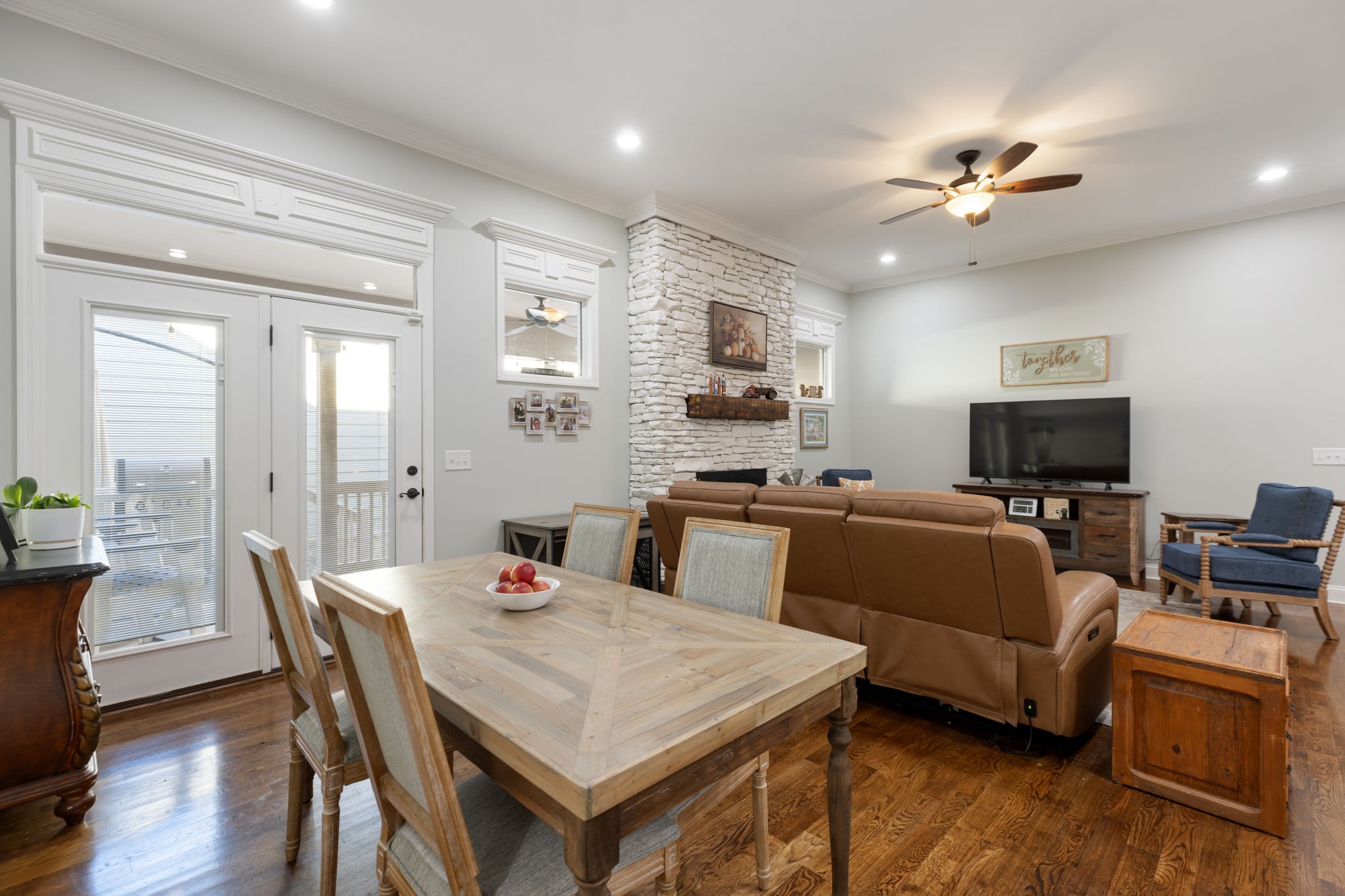 4120 Turnberry Road Spring Hill, TN 37174 - Photo 15 of 48 a view of a dining room with furniture and a livingroom