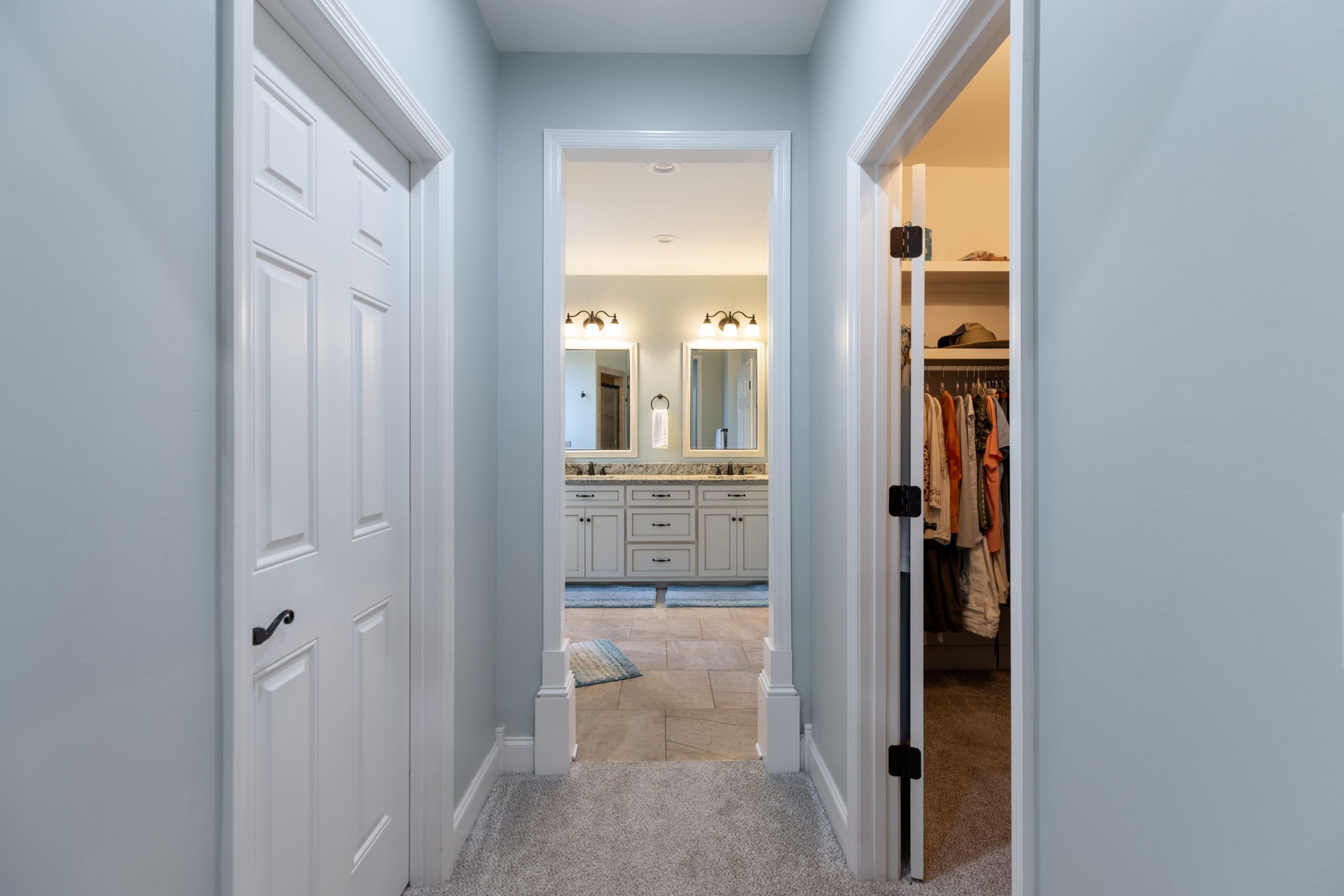 4120 Turnberry Road Spring Hill, TN 37174 - Photo 35 of 48 a view of a bathroom from a hallway