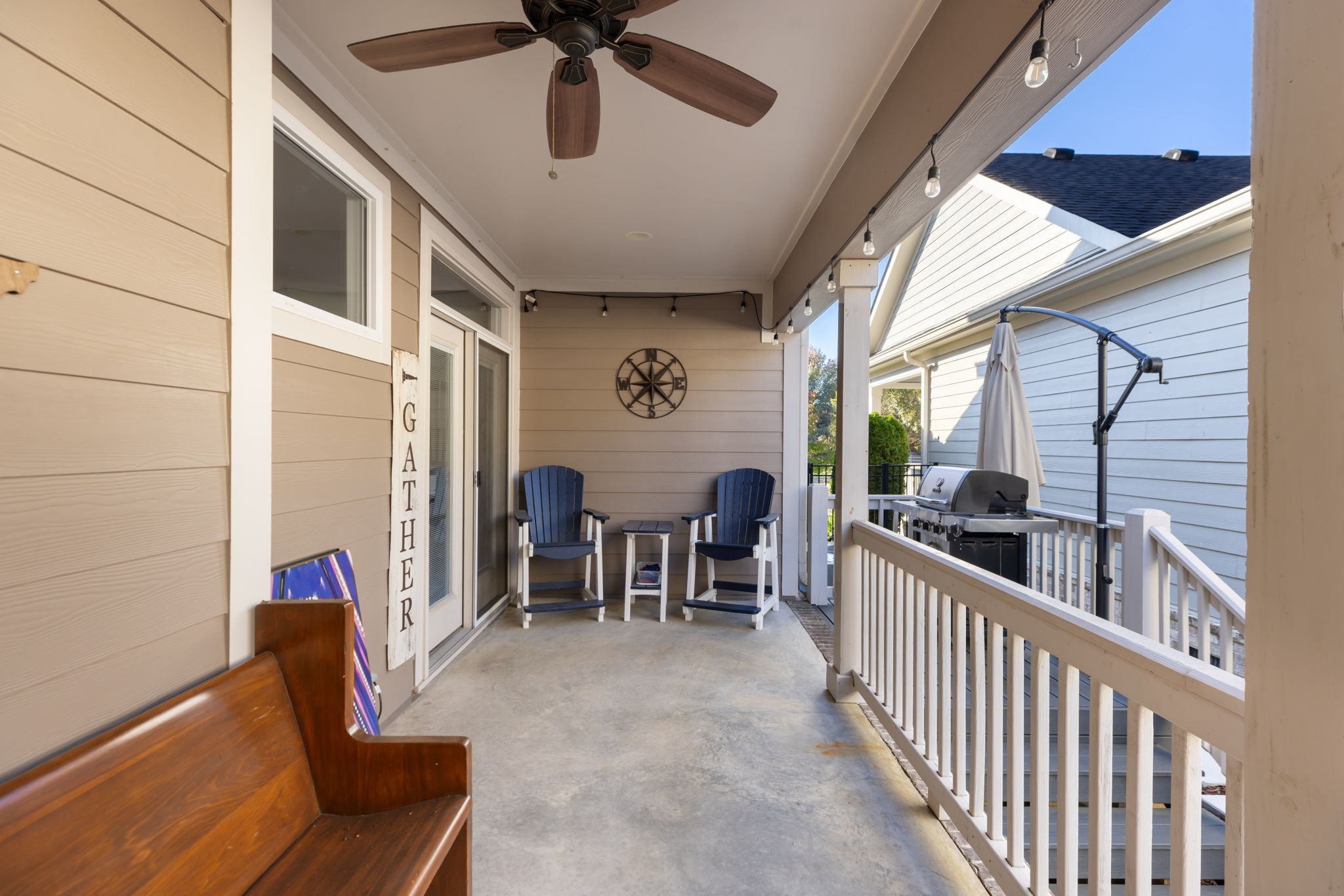 4120 Turnberry Road Spring Hill, TN 37174 - Photo 46 of 48 a view of a porch with furniture