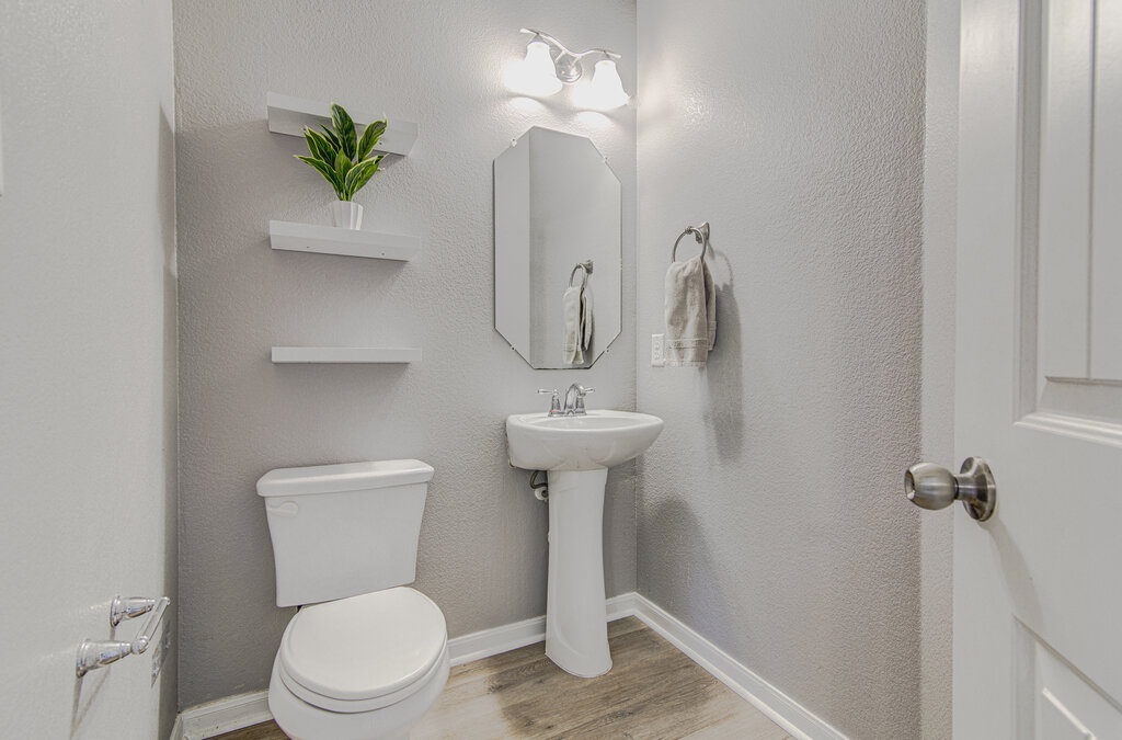 1200 April Meadows Loop Georgetown, TX 78626 - Photo 12 of 40 Half bathroom downstairs