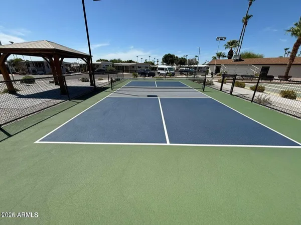 a view of a tennis court