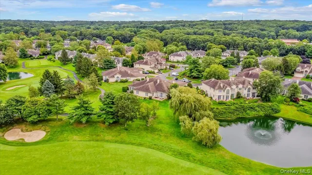 a house view with swimming pool in front of it