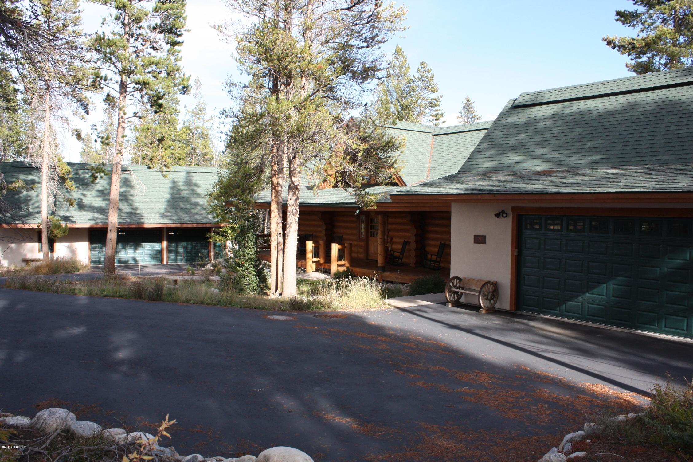 763 County Road Granby, CO 80446 - Photo 2 of 31 a view of a house with basket ball court and outdoor seating