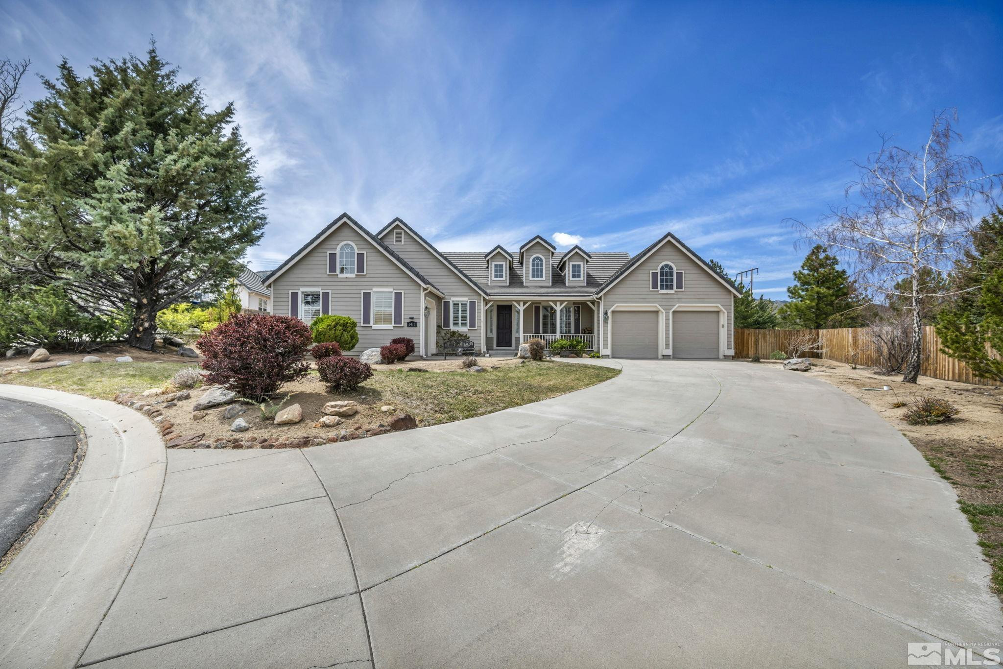 3471 Forest View Court Reno, NV 89511 - Photo 23 of 38 a view of white house with a yard